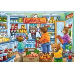 12 pc Ravensburger Puzzle - Let's Go Shopping 2x12pc 12 pc Ravensburger Puzzle - Let's Go Shopping 2x12pc